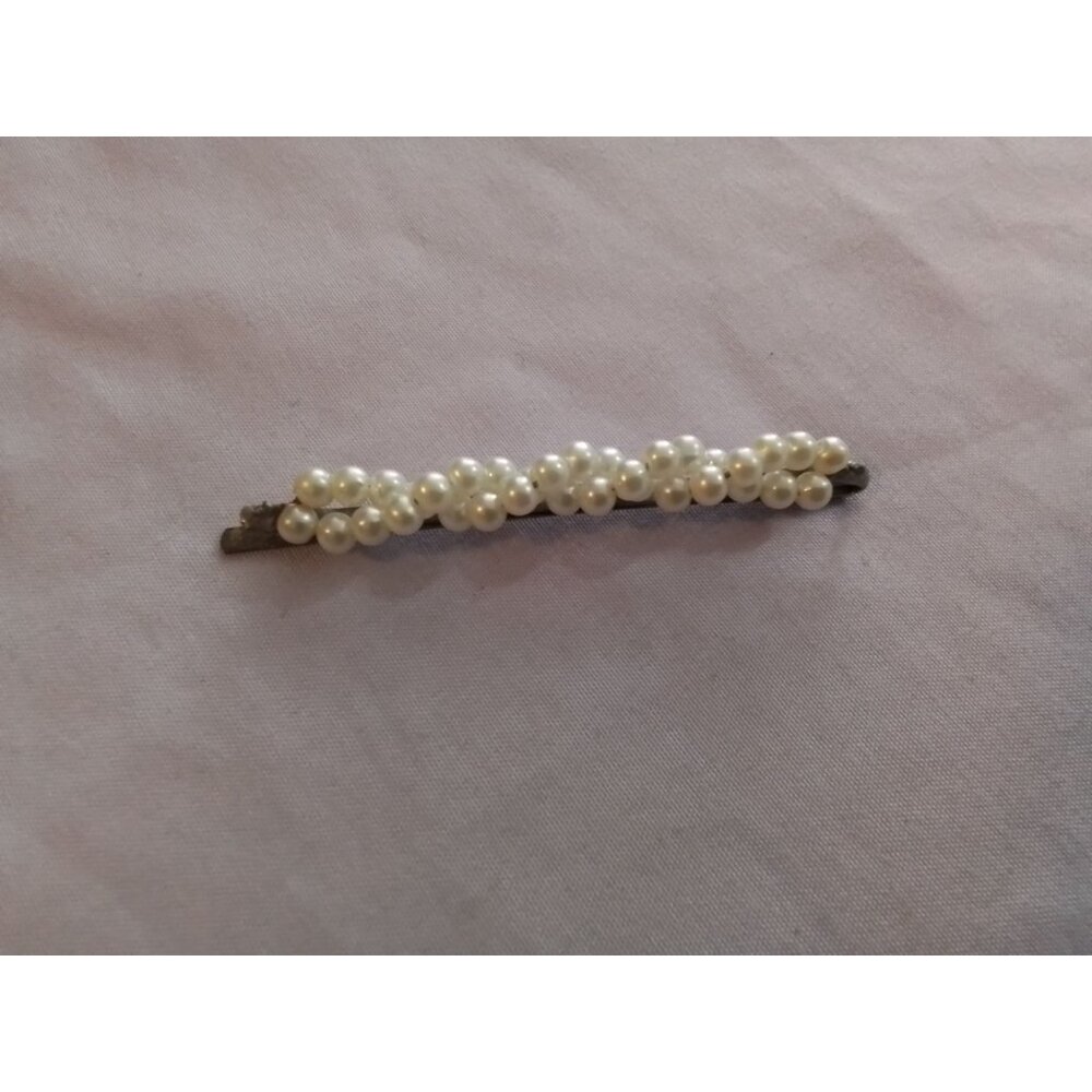 Faux Pearl Embellished Hair Bobby Pin Clip Barrette